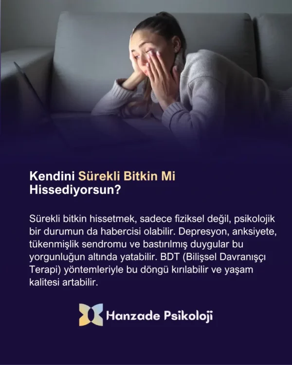 bilişsel davranışçı terapi ile bitkinliğe çözüm