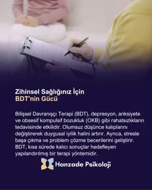 bilişsel davranışçı terapi